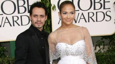 Jennifer López y Marc Anthony, durante su matrimonio.