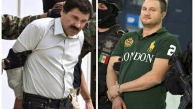 Los narcotraficantes Joaquín El Chapo Guzmán y Edgar Valdez Villarreal, alias La Barbie.