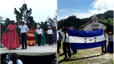 Estudiantes de los Centros Básicos de Educación vivieron con fervor la fiesta cívica.