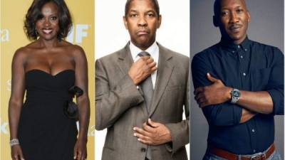 Viola Davis, Denzel Washington y Mahershala Ali van por un Óscar. Diez afroamericanos, entre actores, directores y especialistas, aspiran a llevarse la estatuilla dorada este domingo.