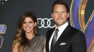 Katherine Schwarzenegger junto a su ya marido Chris Pratt.