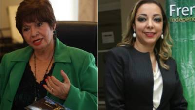 Lidia Estela Cardona (izquierda) y Miriam Suyapa Barahona.