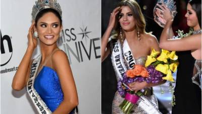 La filipina Pia Wurtzbach fue coronada como la nueva Miss Universo 2015 luego que le quitaran la corona a la colombiana Ariadna Gutiérrez.