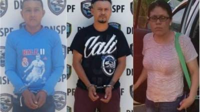 Los detenidos fueron llevados a la DPI en Ocotepeque.