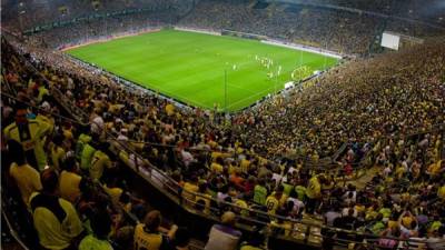 La afición del Dortmund se caracteriza por ser una de las más fieles.