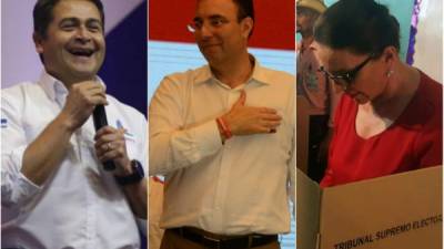 Juan Orlando Hernández, del Partido Nacional; Luis Zelaya, del Partido Liberal; Xiomara Castro de Zelaya, Partido Libre, son los ganadores de las elecciones primarias de Honduras.