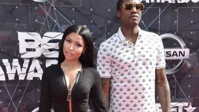 Nicki Minaj junto a su ex Meek Mill