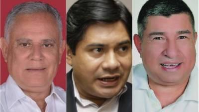 Roberto Paiz, Wilfredo Méndez, Salomón Contreras.