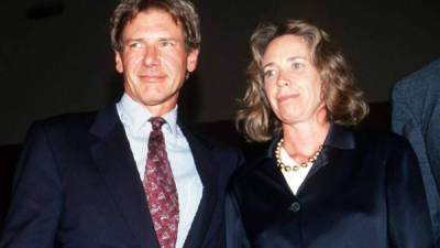 Harrison Ford y su exesposa Melissa Mathison.