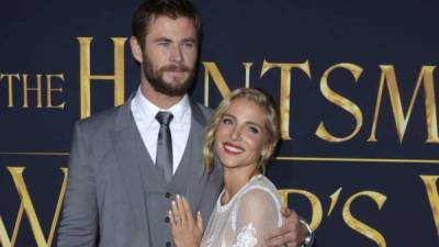 La pareja de actores Chris Hemsworth y Elsa Pataky.