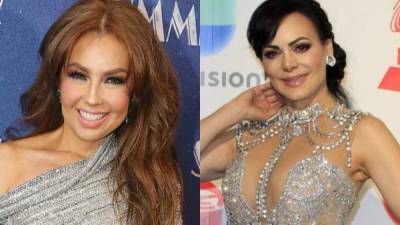 Thalía (46) y Maribel Guardia (59) lucieron sus curvas en las redes sociales.