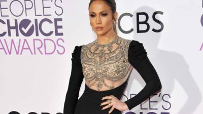 Jennifer Lopez at the People's Choice Awards 2017 held at the Microsoft Theater in Los Angeles, USA on January 18, 2017.