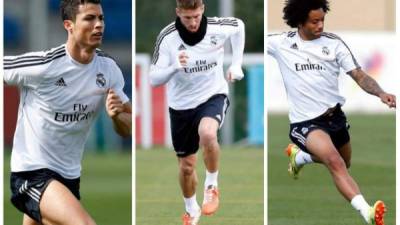 Los jugadores se entrenaron ayer en el día libre del plantel.