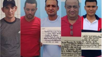 Gerson David Sánchez, Concepción Mejía, Rafael Brizuela Rodas, Óscar Humberto Vallecillo y Javier Alfaro.