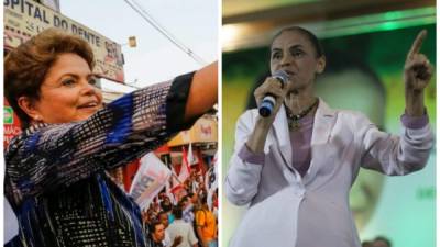 Los ciudadanos dividen sus preferencias entre la presidenta Dilma Rousseff y Marina Silva, su rival en los comicios de octubre.