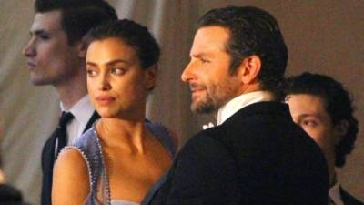 La bella modelo Irina Shayk y el actor Bradley Cooper.