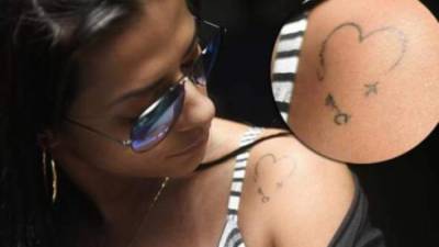 Rosangela María Loureiro, esposa del capitán del equipo brasileño, Cleber Santana, reveló el tatuaje.