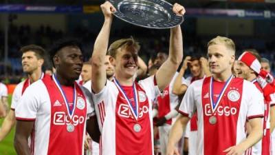 El Ajax consiguió el título con 86 puntos tras 34 jornadas.