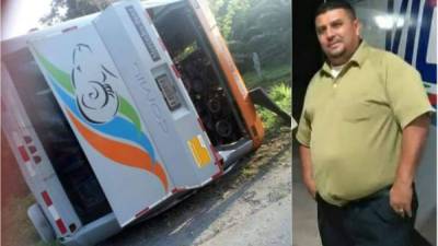 El accidente ocurrió una hora después que el autobús saliera de La Ceiba.