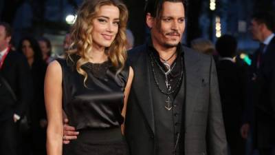 Amber Heard y Johnny Depp, durante su matrimonio.