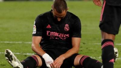 Karim Benzema no pudo hacerse presente en el marcador. Foto EFE.