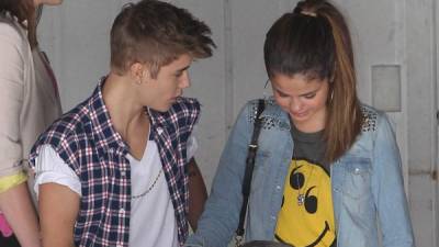 Justin Bieber y Selena Gomez.