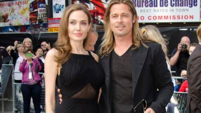 Angelina jolie y Brad Pitt en una foto de archivo.