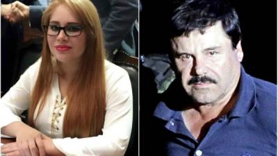 Lucero Sánchez López y Joaquín 'El Chapo' Guzmán.