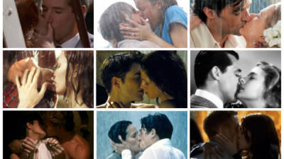 Los besos más apasionados de Hollywood.