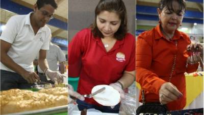 Gerardo Gálvez, Francis Banegas y Gloria de Castellanos son emprendedores en El Bazar del Sábado.