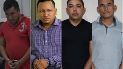 José Francisco García, Jonny Alexander Carrasco, Ismael Alberto Enríquez y Yimer José Montes.