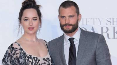 Dakota Johnson y Jamie Dornan.