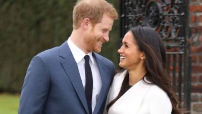 El príncipe Harry y la actriz Meghan Markle.