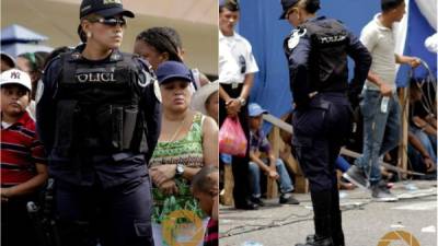 Vanessa Bonilla, una esbelta policía hondureña ha causado furor entre los hondureños en las redes sociales.
