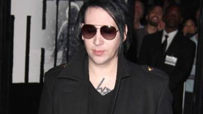 El cantante de rock Marilyn Manson.