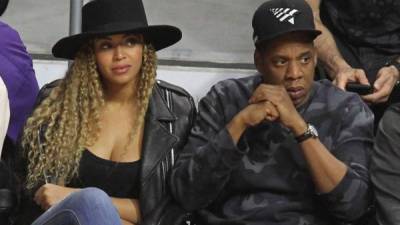 Los cantantes Beyoncé y Jay Z