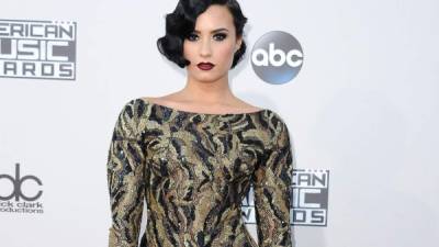 La cantante Demi Lovato.