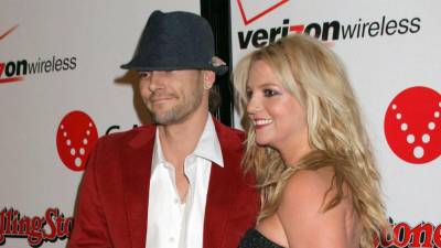 Kevin Federline en una foto de archivo con su ex esposa, Britney Spears.