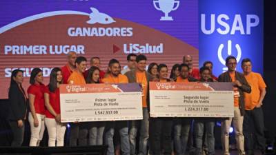 Premios. Los dos grupos ganadores de Pista de Ideas