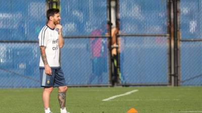 Imagen de archivo del jugador de la selección argentina de fútbol Lionel Messi. EFE/Archivo