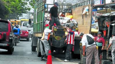 El servicio de recolección de basura de San Pedro Sula es por medio de contratistas.