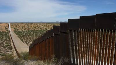 Cerca fronteriza entre México y Estados Unidos, erigida cerca de Ciudad Juárez, en el norteño estado mexicano de Chihuahua.