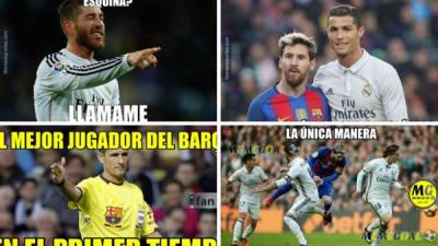 Las redes sociales han reaccionado con humor tras el clásico del fútbol español que disputaron Barcelona y Real Madrid, quedando empatados 1-1. Estos son los divertidos memes.