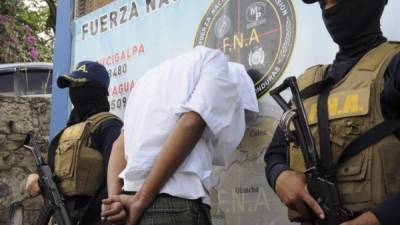 El delito de extorsión en Honduras es castigado con entre 25 y 30 años de prisión.