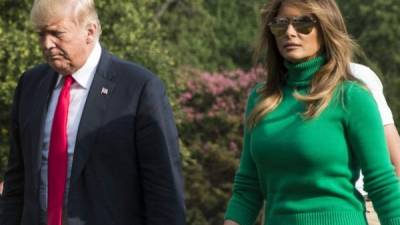 Melania dirige una campaña destinada a promover el bienestar físico de los niños en EEUU./AFP.