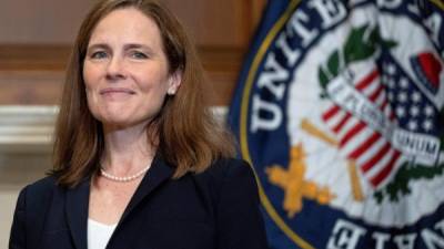 La jueza Amy Barrett será confirmada este lunes como la nueva magistrada de la Corte Suprema de Justicia de EEUU./AFP.