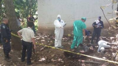 El cuerpo del pequeño Anderson Gerardo López Cardona, de 11 años, fue encontrado enterrado en el patio del viejo edificio de la escuela. El niño fue ultimado en una de las aulas y arrastrado a ese lugar.