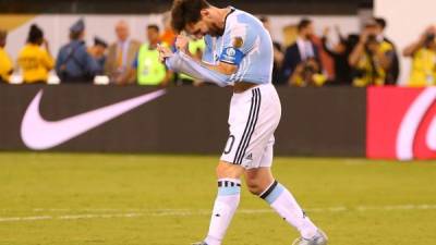 Messi decidió no seguir jugando con Argentina la noche del pasado domingo.