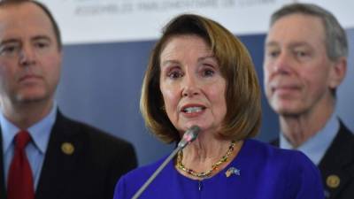 La líder de la mayoría demócrata en la Cámara de Representantes de EEUU, Nancy Pelosi. AFP/Archivo