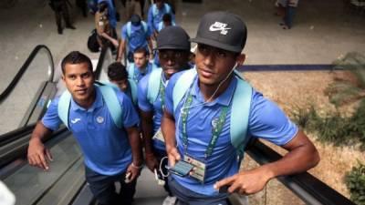 La Sub-23 de Honduras llegó hoy a Río de Janeiro, donde enfrentará a Brasil en las semifinales de los Juegos Olímpicos 2016.